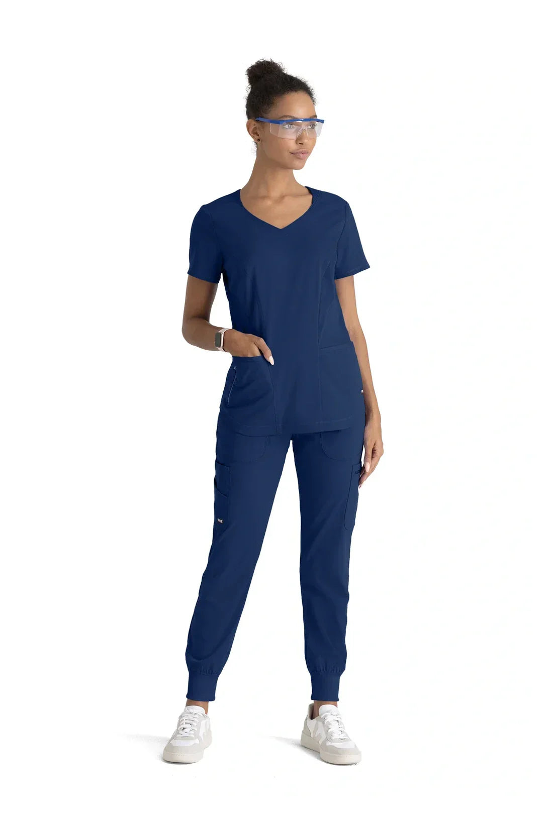 TOP MUJER GREYS ANATOMY SPANDEX STRETCH GRST124.23
