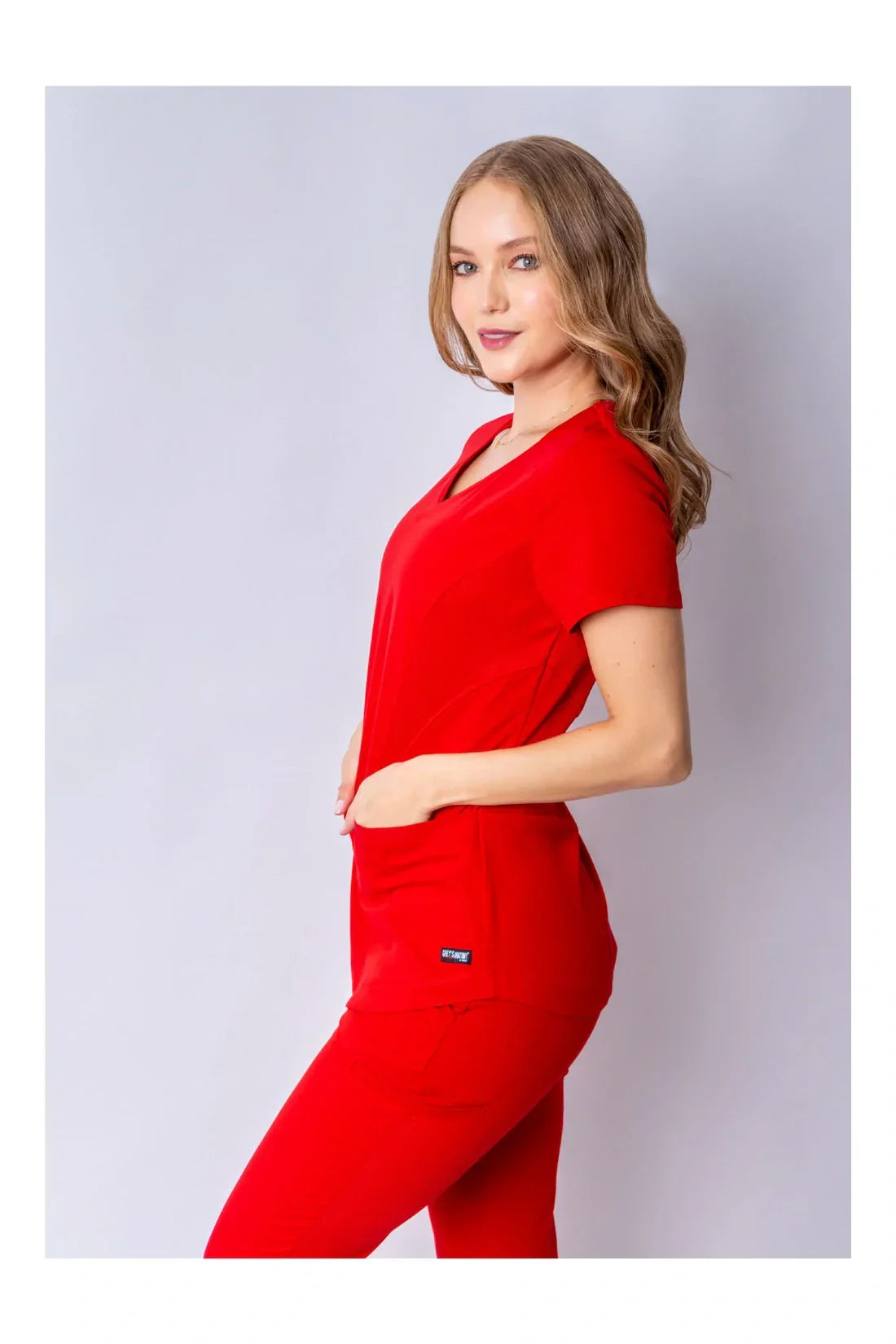SET TOP + PANTALÓN MUJER GREYS ANATOMY SPANDEX STRETCH GRST124.GRSP526