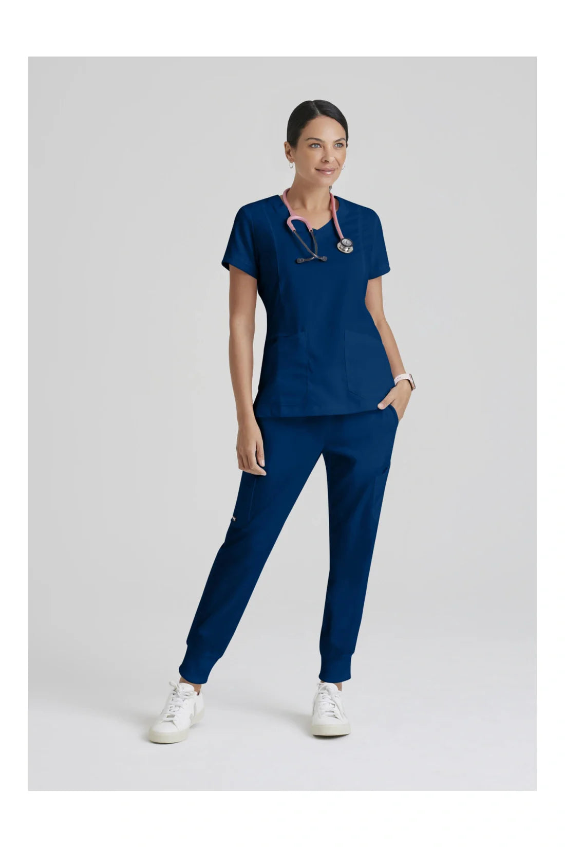 SET TOP + PANTALÓN MUJER GREYS ANATOMY CLASSIC GRT049.GRP534 - INDIGO