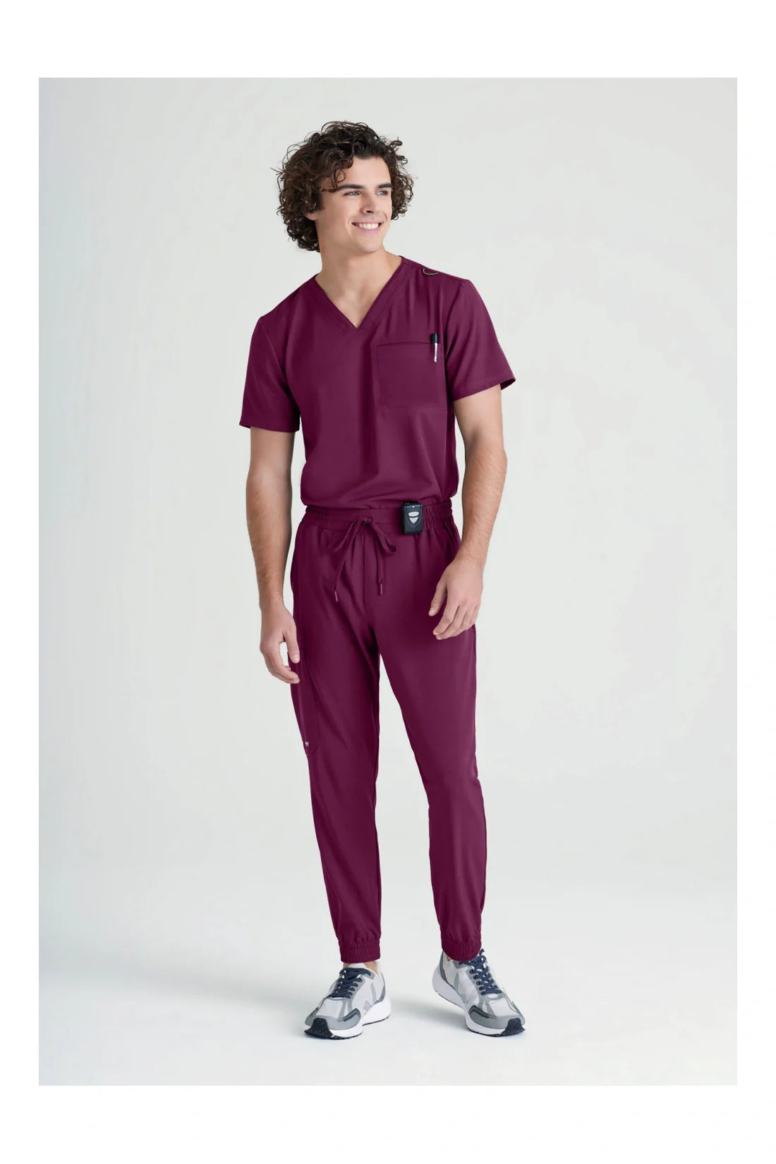 TOP HOMBRE GREYS ANATOMY EVOLVE GSST179 - VINOTINTO