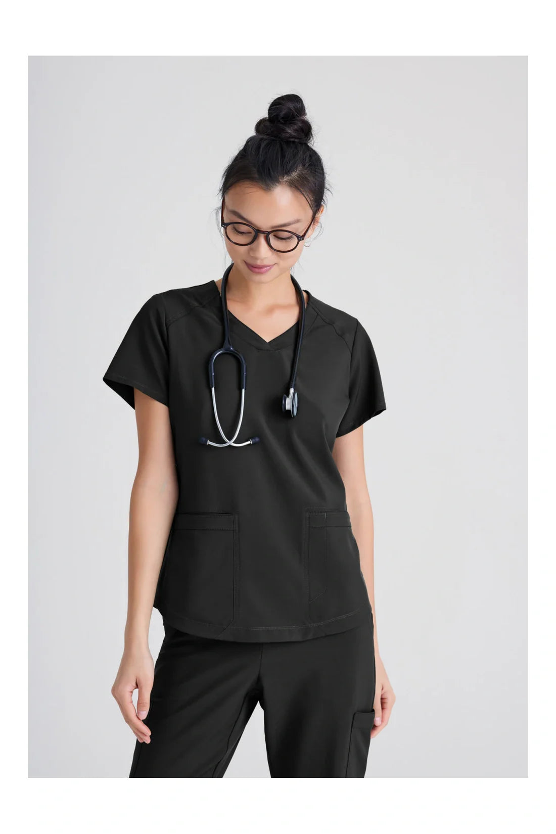 TOP MUJER GREYS ANATOMY EVOLVE GSST180 - NEGRO