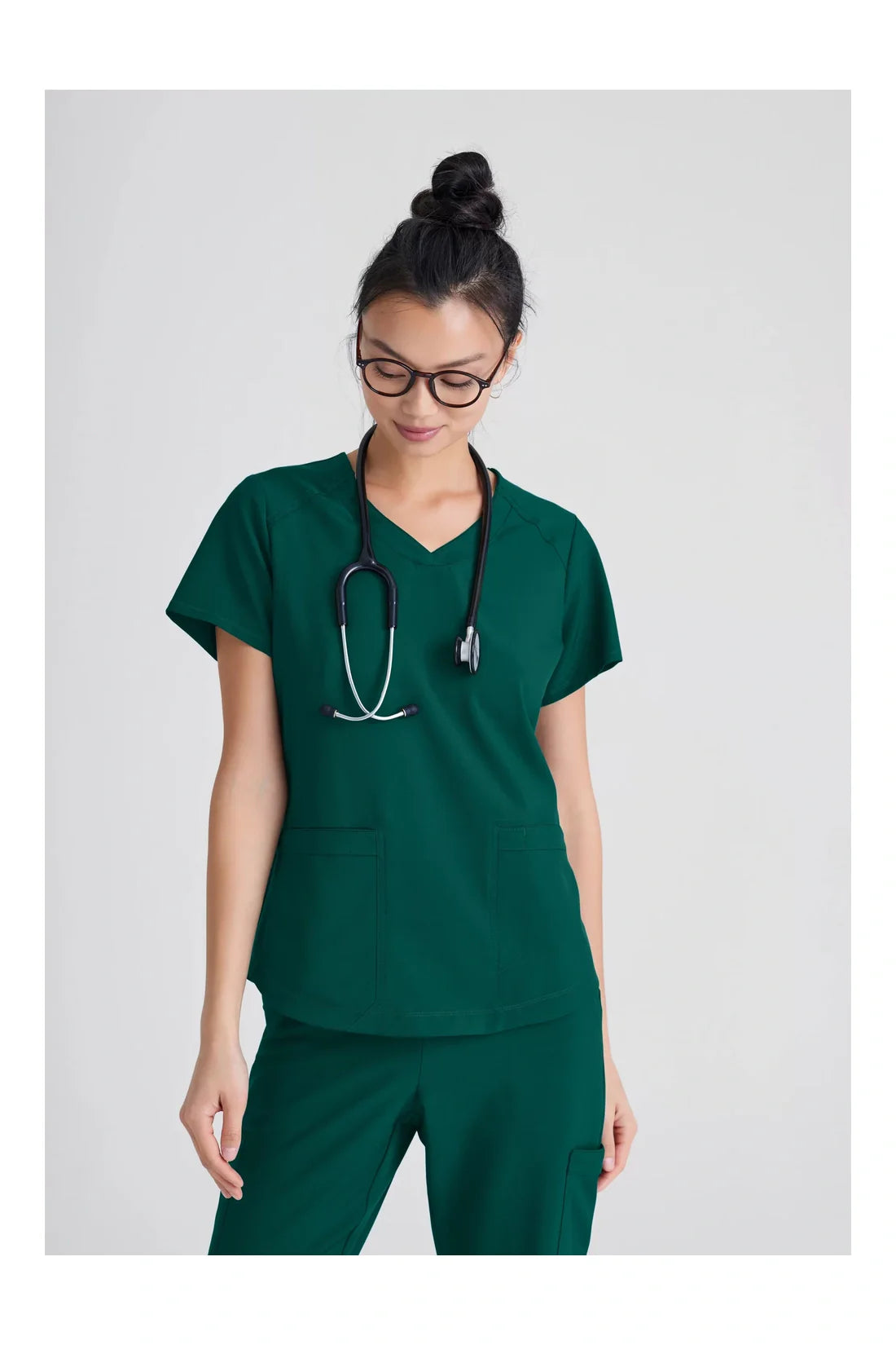 TOP MUJER GREYS ANATOMY EVOLVE GSST180 - VERDE CAZADOR