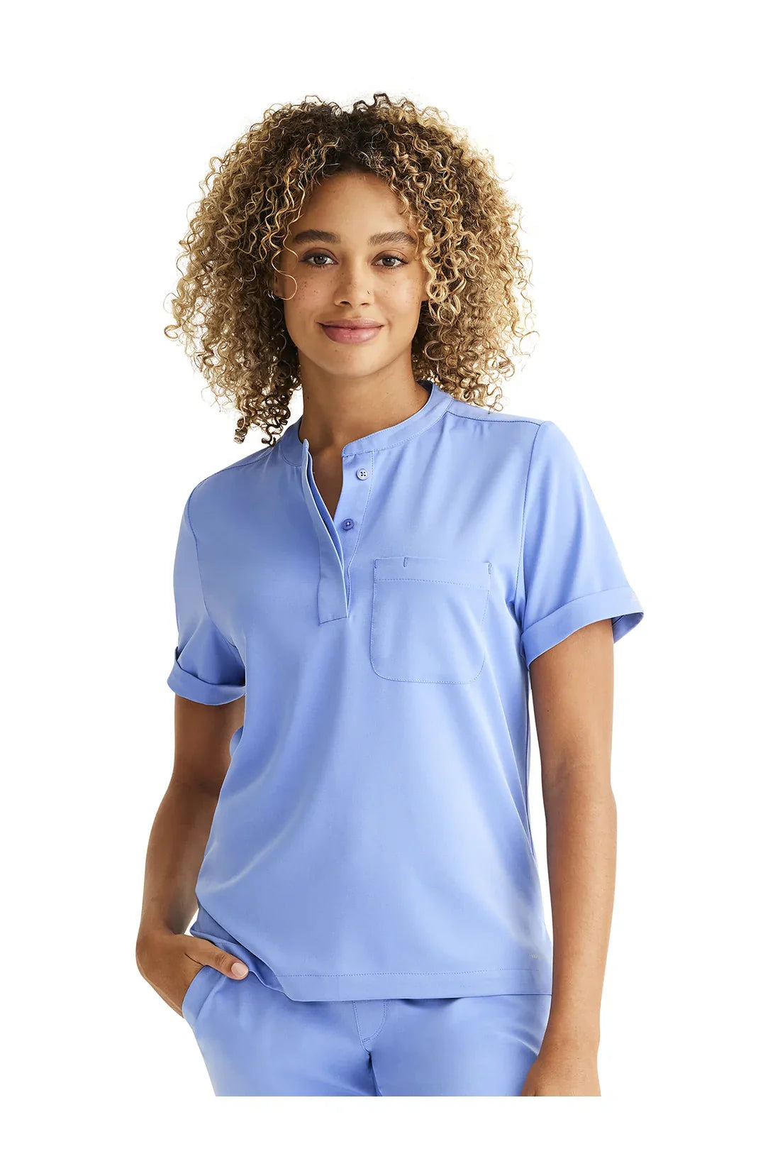 SET TOP + PANTALÓN MUJER HEALING HANDS HH WORKS HH650.9500 - AZUL CIELO