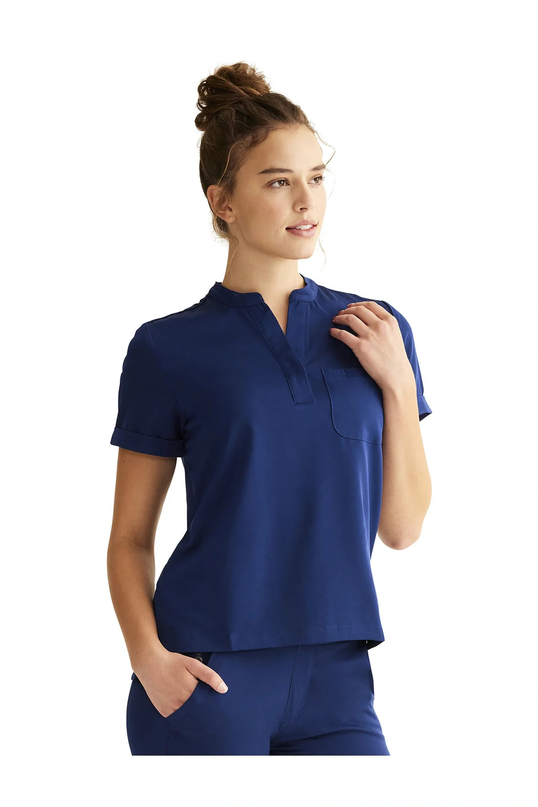 TOP MUJER HEALING HANDS HH WORKS HH650.NAVY