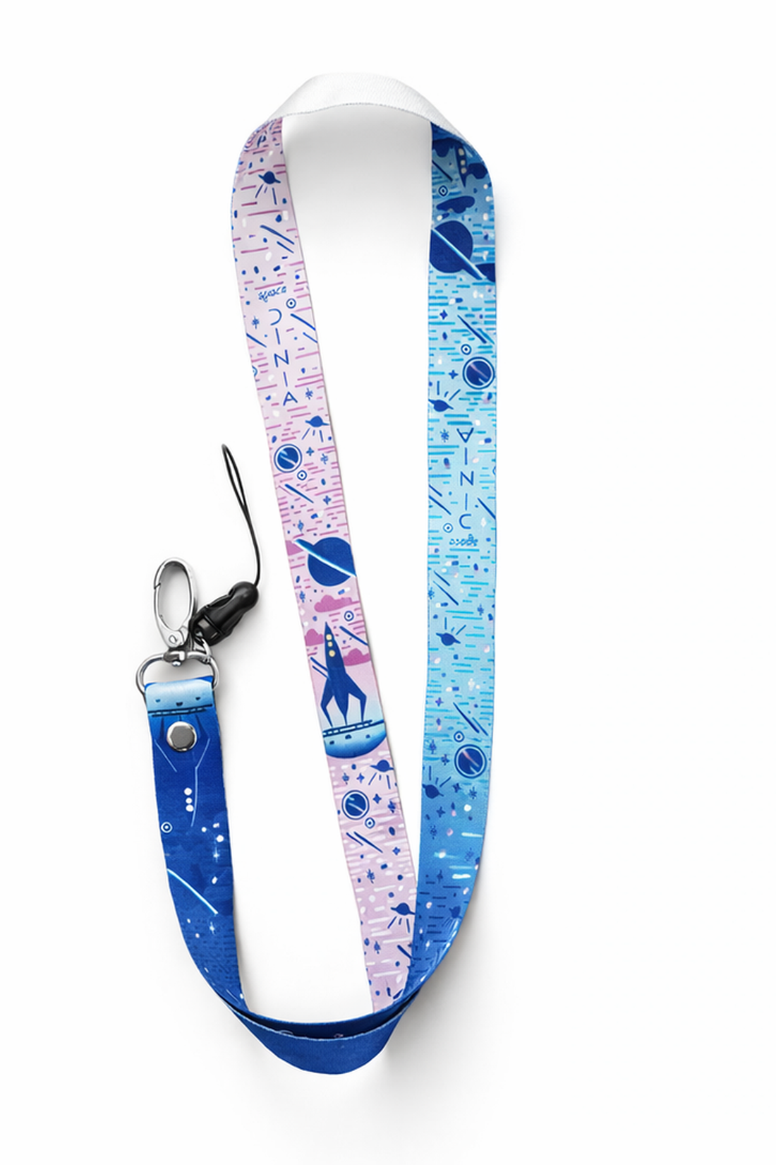 LANYARD AZUL DEGRADADO