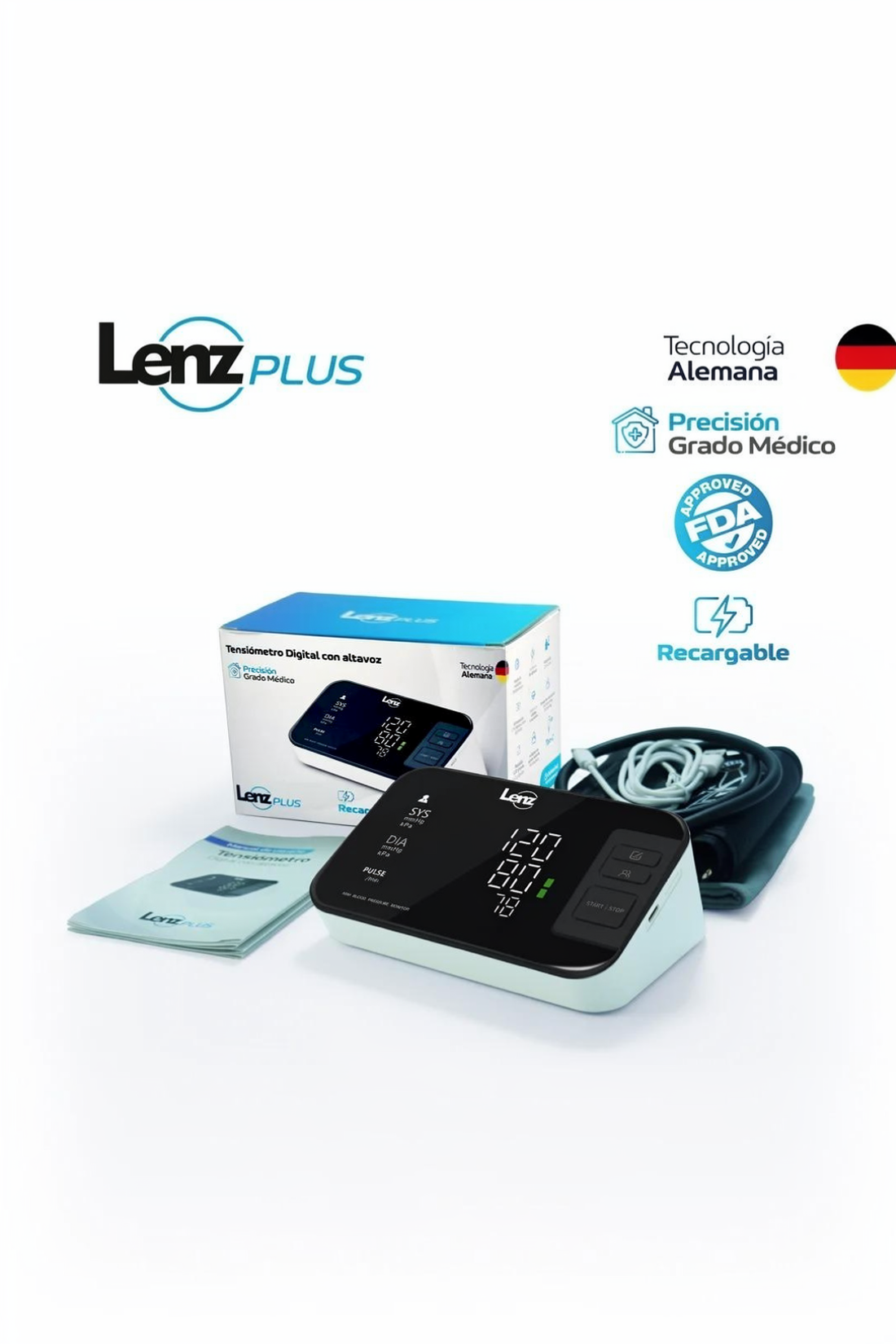 TENSIOMETRO DIGITAL LENZ PLUS AES.U632