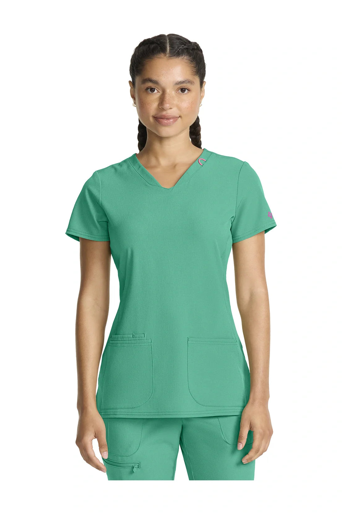 TOP MUJER MED COUTURE MC AMP MC702 - VERDE AZULADO