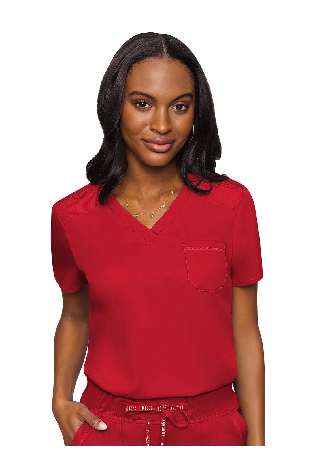 TOP MUJER MED COUTURE MC Touch MC7448 - ROJO