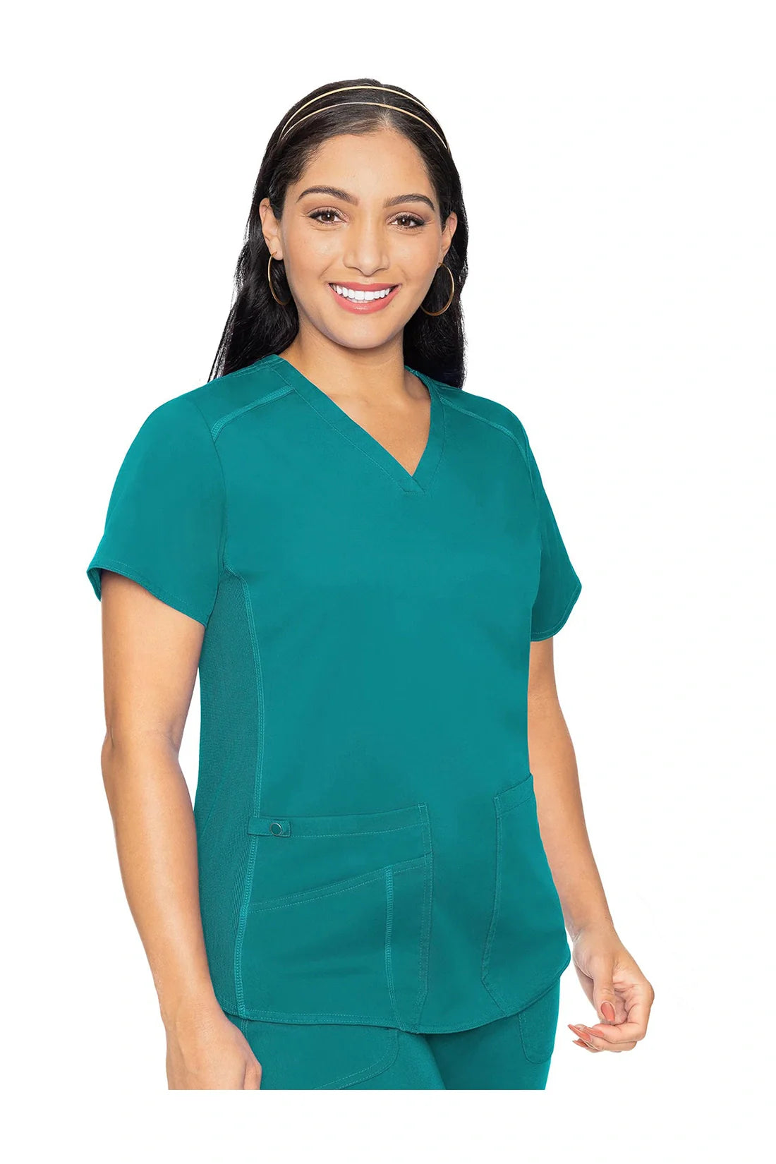 TOP MUJER MED COUTURE MC Touch MC7459 - VERDE AZULADO