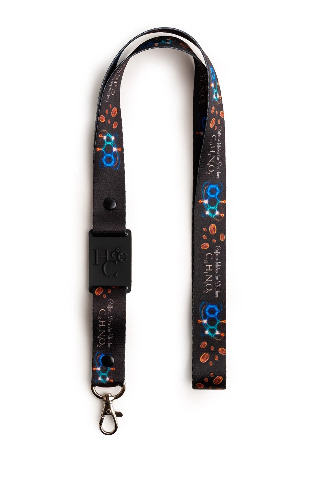 LANYARD UNISEX HEALTH COMPANY LANYHC.MOLECULA DE CAFE