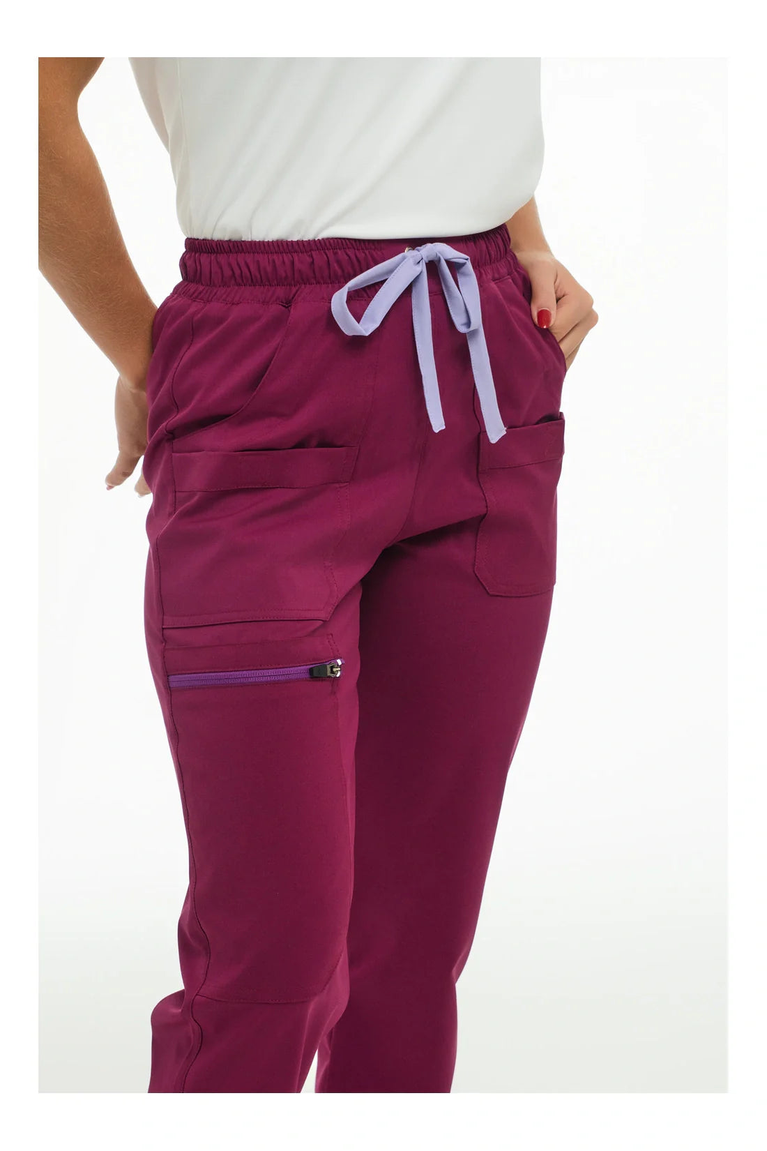 PANTALON MUJER HABBIS CLASSIC P.CLASSIC.D - ROJO