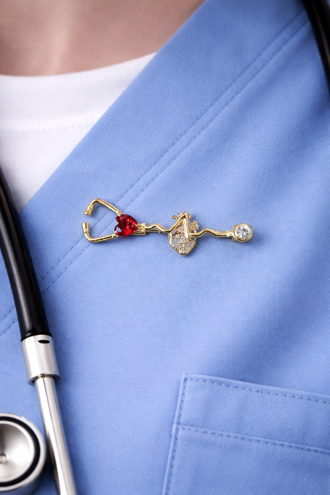 PIN FONENDOSCOPIO RUBY