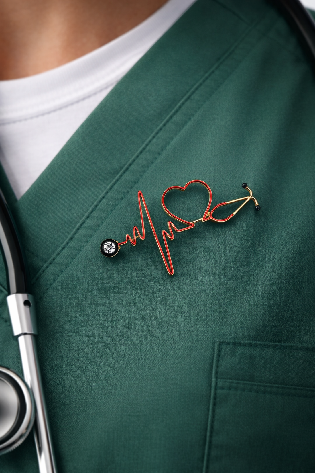 PIN FONENDOSCOPIO QRS