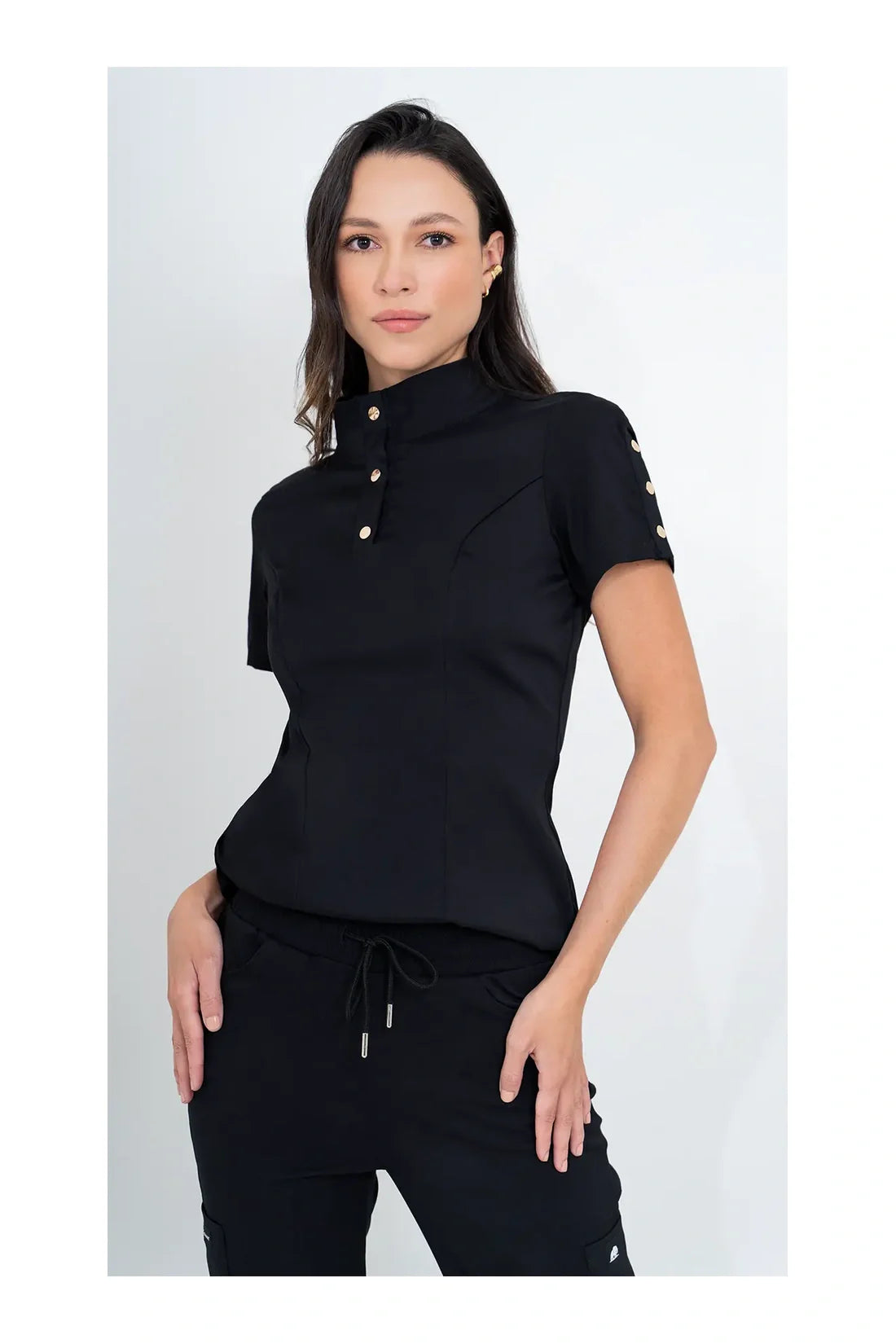 TOP MUJER GAPHANT ARENA ROM.C.AF - NEGRO