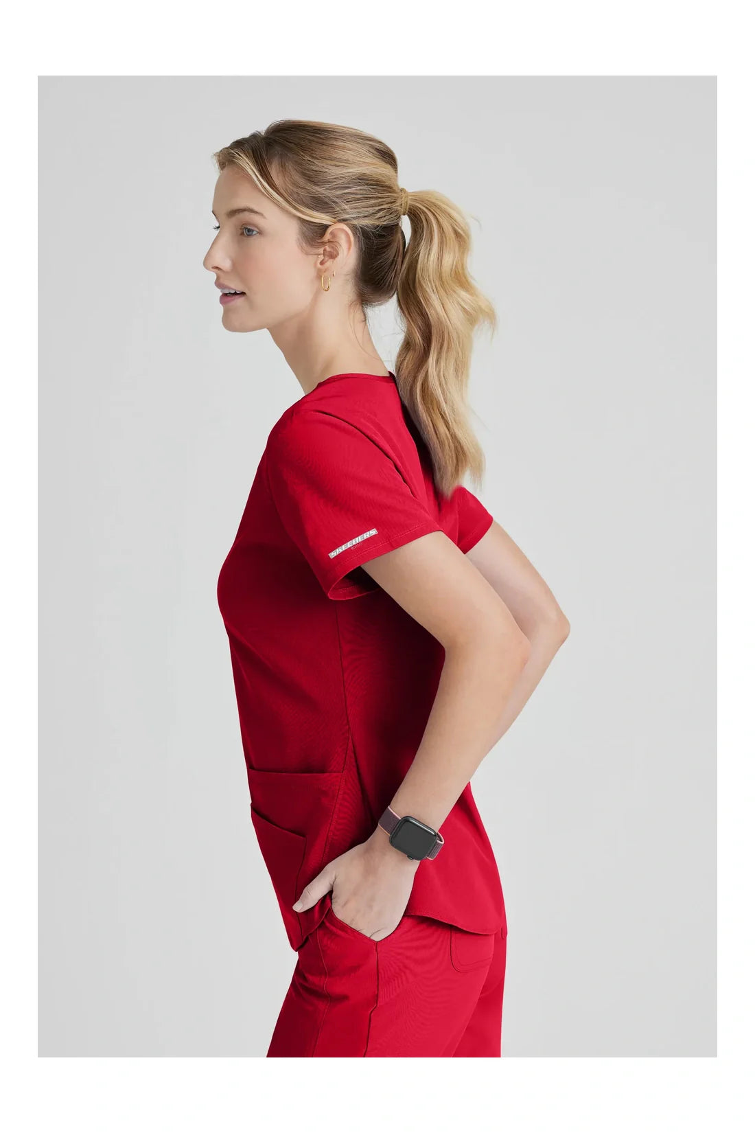 TOP MUJER SKECHERS SKECHERS SK101 - ROJO