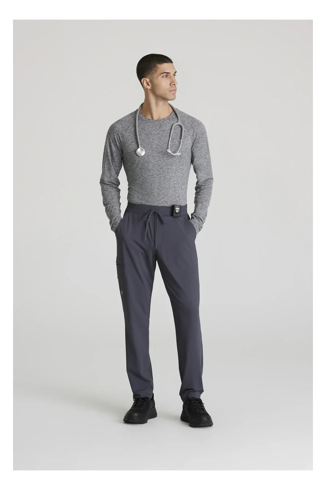 PANTALON HOMBRE SKECHERS SKECHERS SLIP-INS SKP659 - GRIS OSCURO