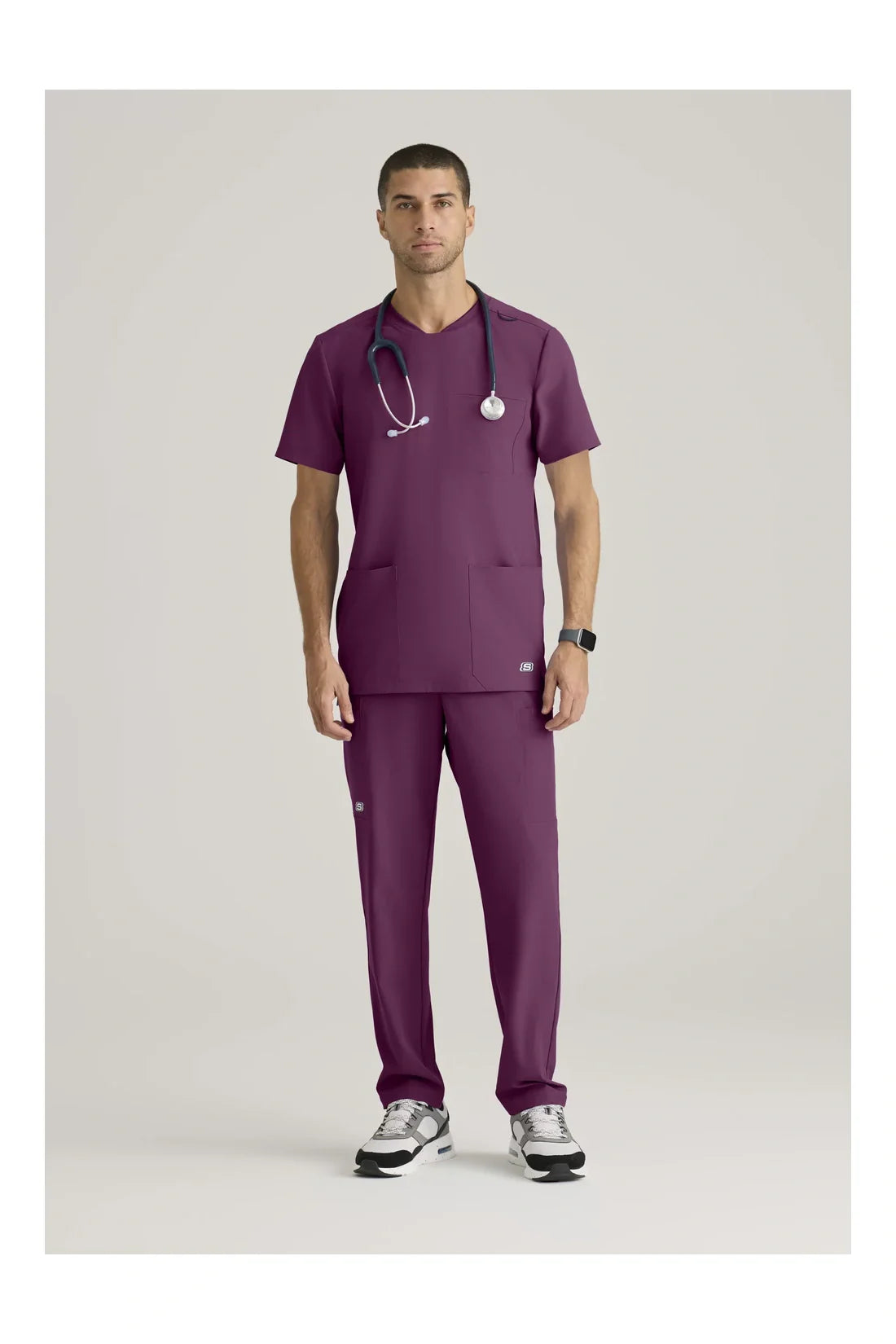 TOP HOMBRE SKECHERS SKECHERS SKT193 - VINOTINTO