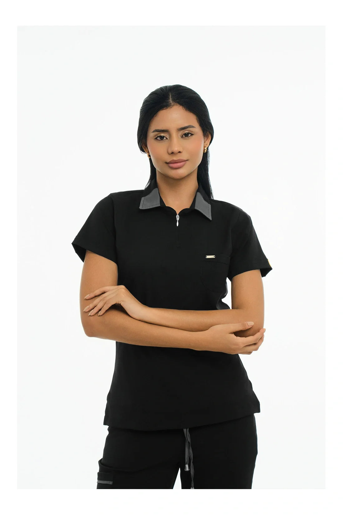 TOP MUJER HABBIS BAHARI T.BAHARI.D - NEGRO