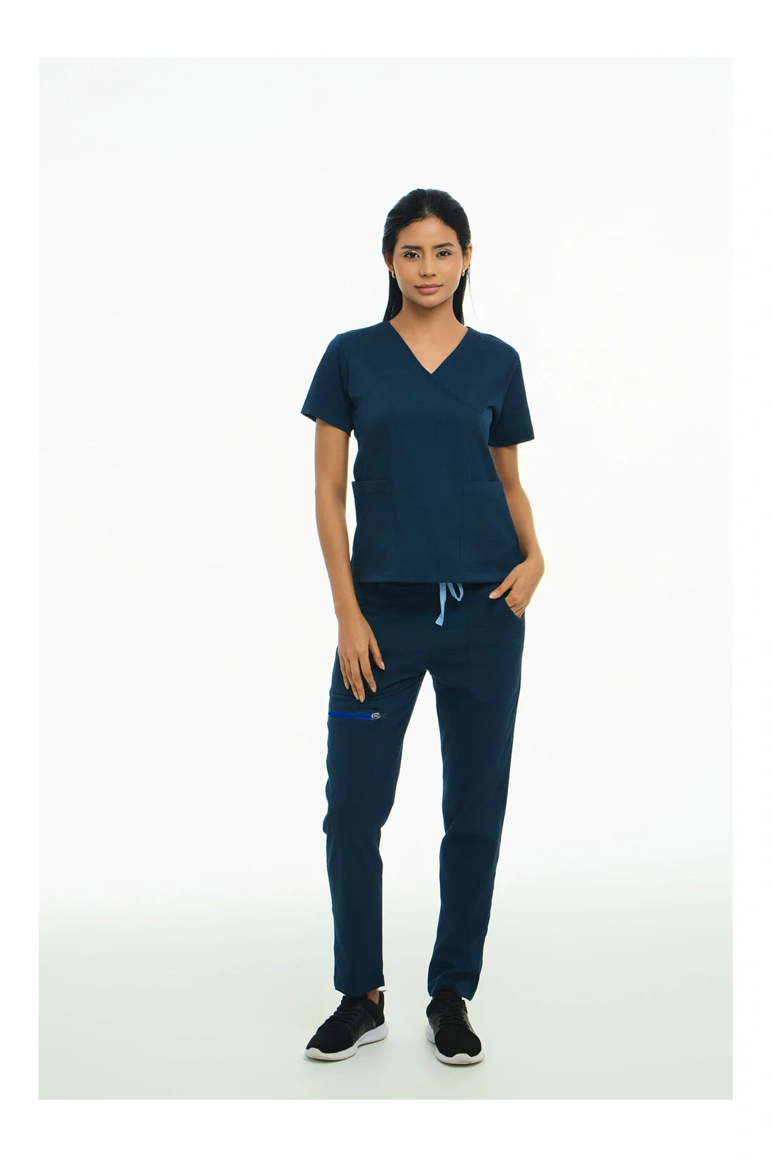 TOP MUJER HABBIS CLASSIC T.CLASSIC.D - AZUL NAVY