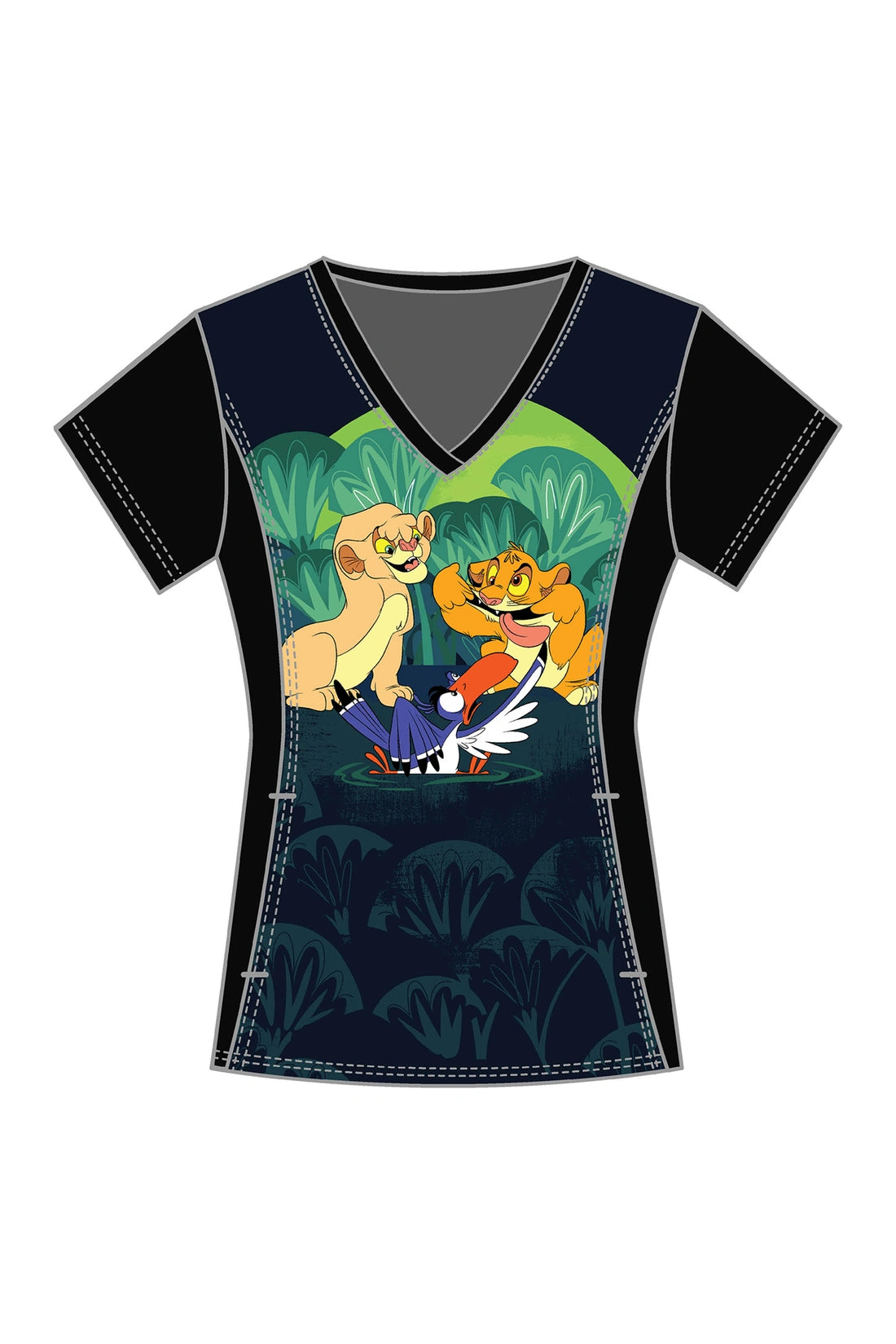 TOP MUJER TOONIFORMS DISNEY TF627