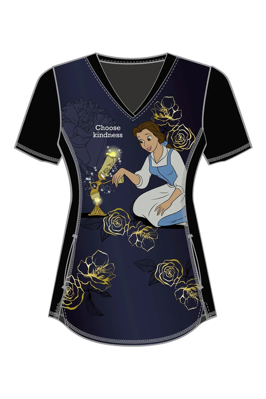 TOP MUJER TOONIFORMS DISNEY TF782 - ESTAMPADO
