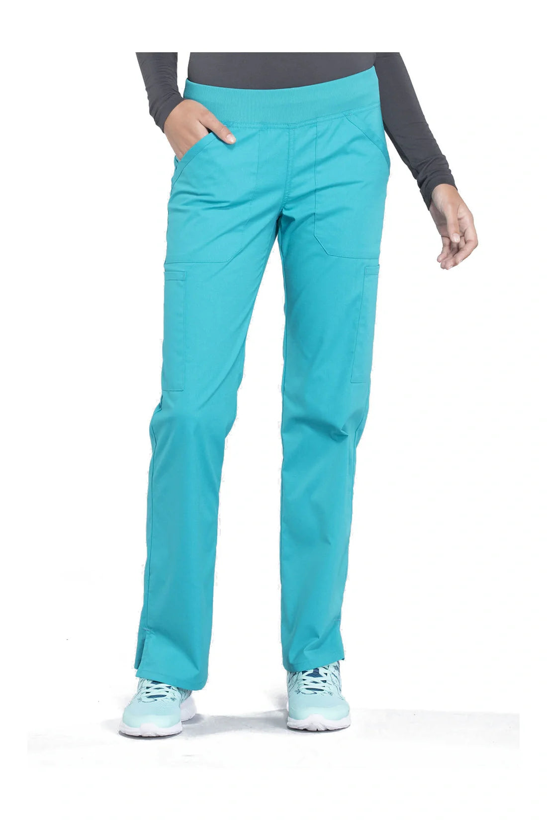 PANTALON MUJER CHEROKEE WW PROFESSIONALS WW170 - VERDE AZULADO