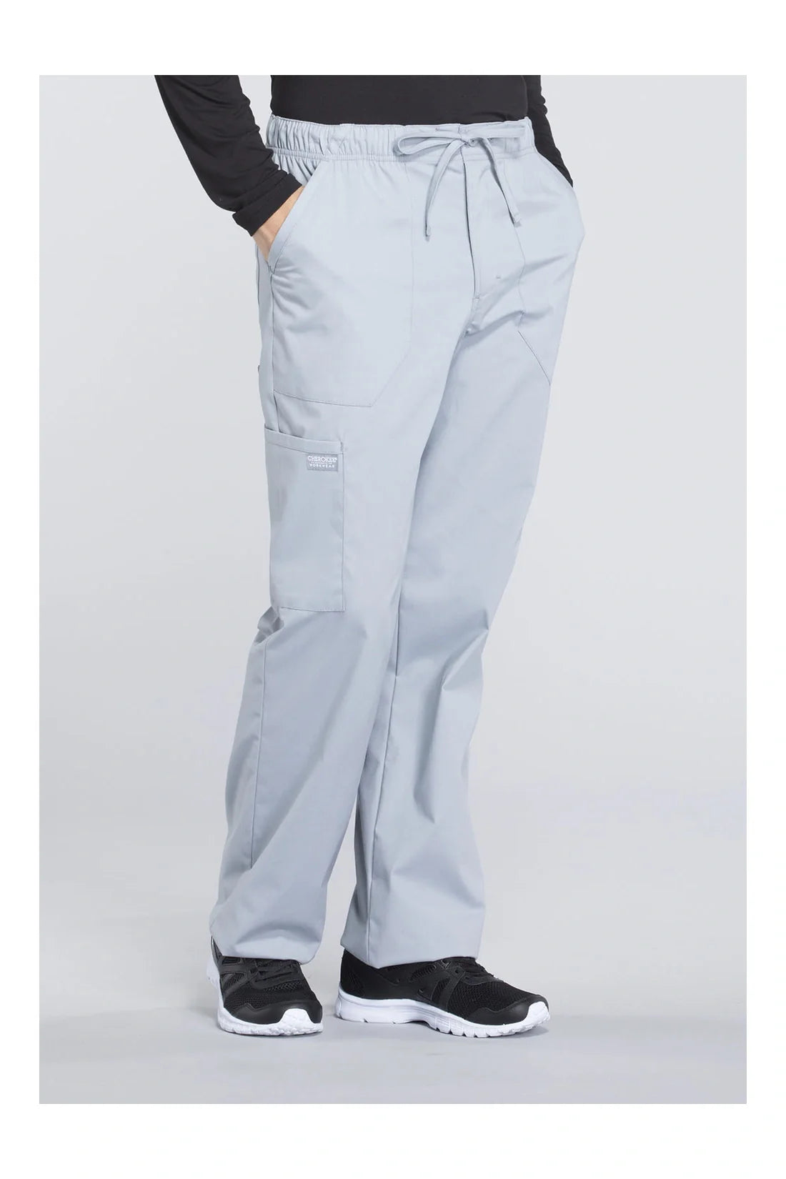 PANTALON HOMBRE CHEROKEE WW PROFESSIONALS WW190 - GRIS CLARO