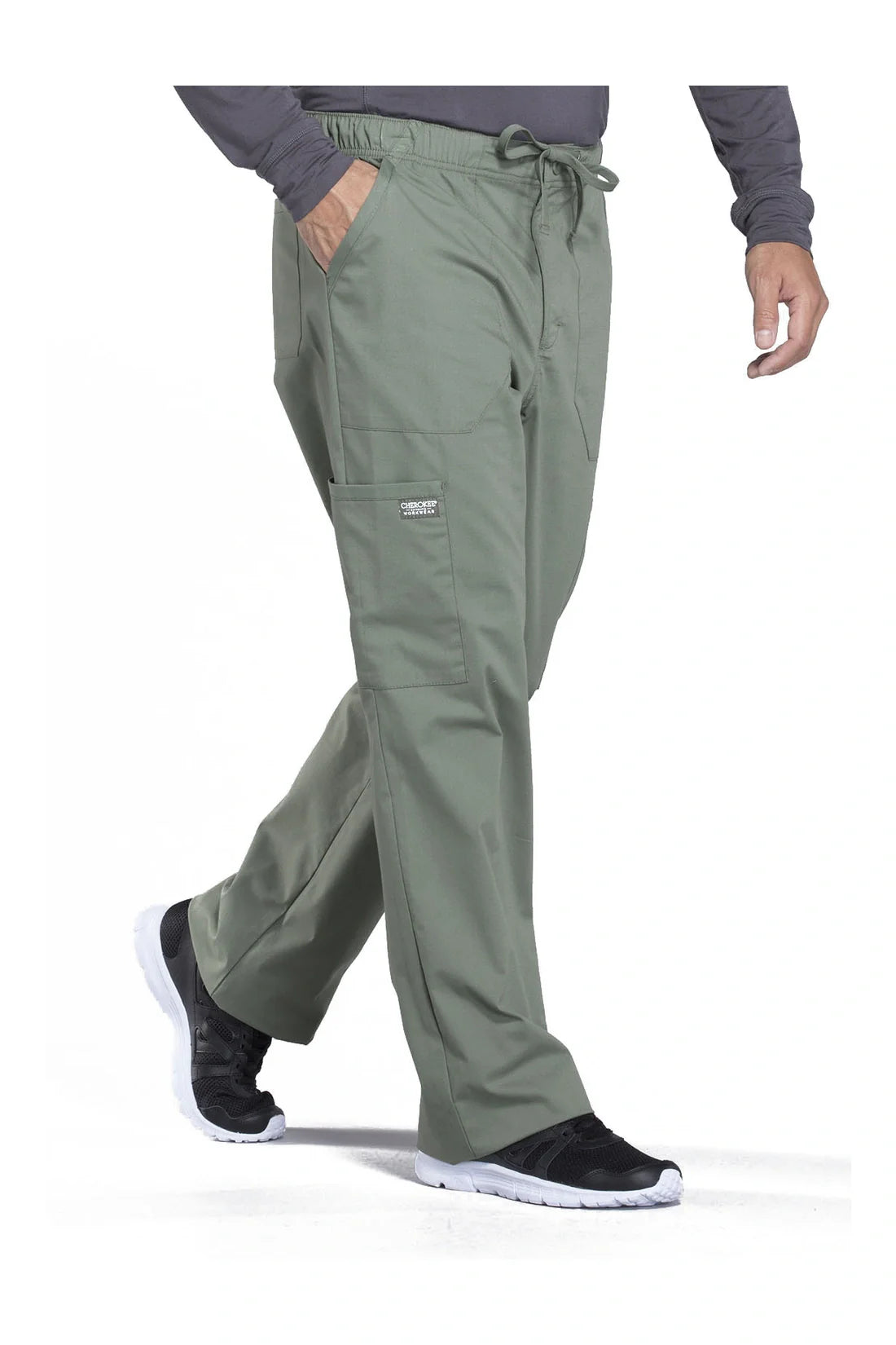 PANTALON HOMBRE CHEROKEE WW PROFESSIONALS WW190 - OLIVA