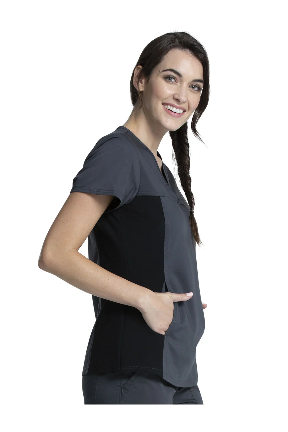 TOP MUJER CHEROKEE WW REVOLUTION WW2875 - GRIS OSCURO