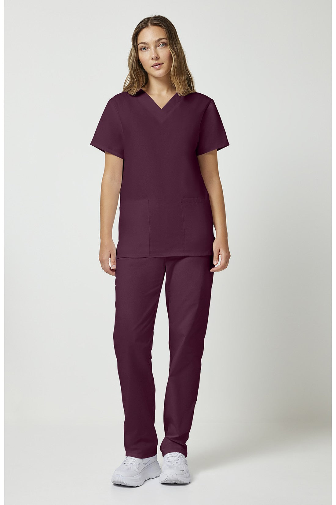 SET TOP + PANTALÓN UNISEX CHEROKEE WW ORIGINALS WW530C.BERA - VINOTINTO