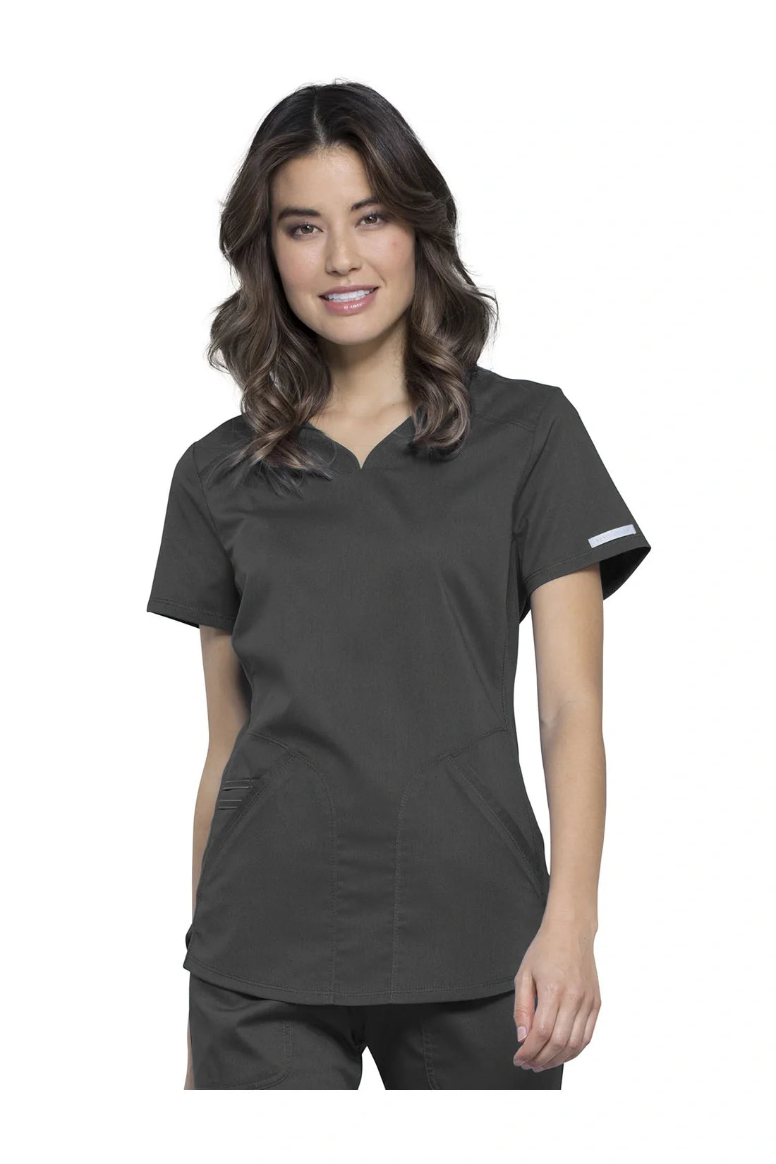 TOP MUJER CHEROKEE WW REVOLUTION WW601 - GRIS OSCURO