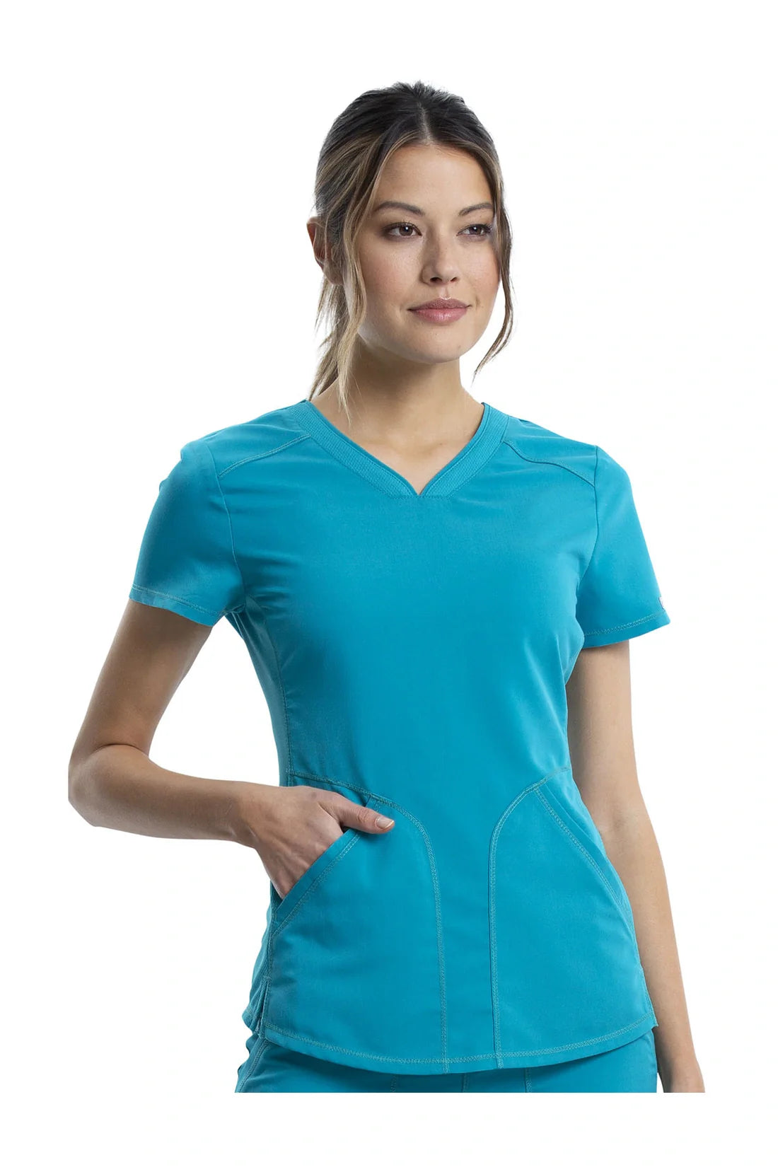 TOP MUJER CHEROKEE WW REVOLUTION WW601 - VERDE AZULADO