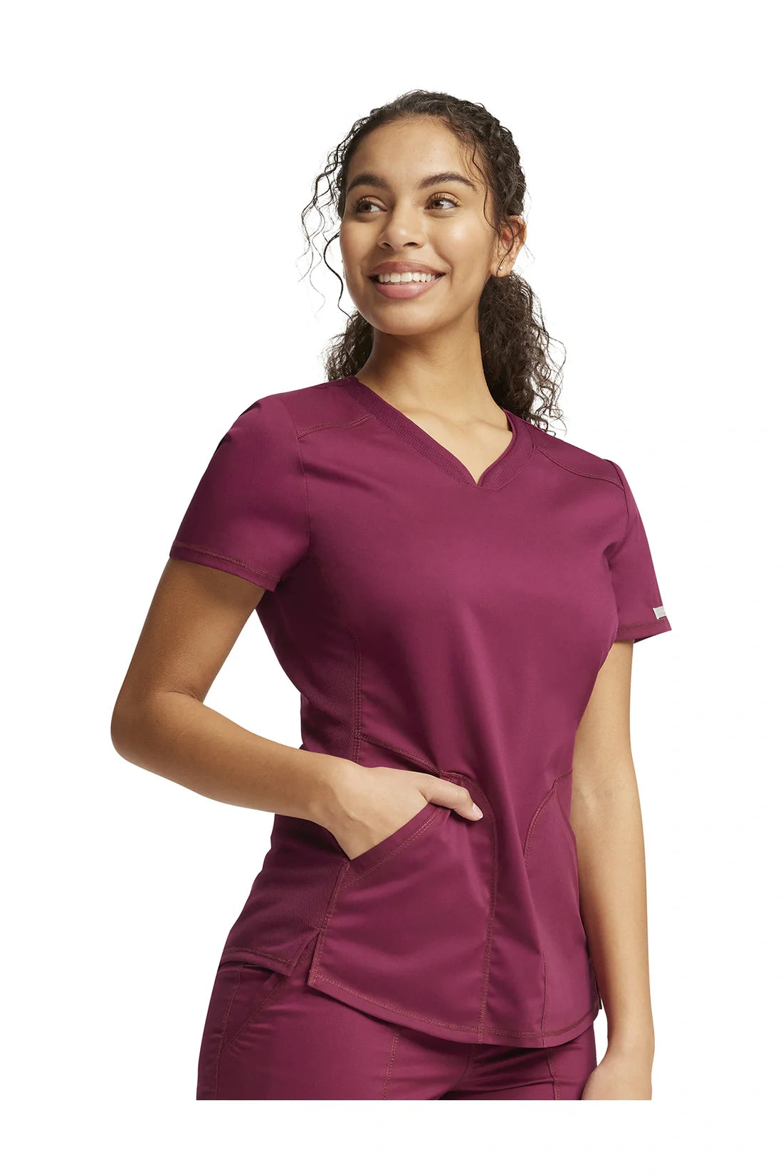 TOP MUJER CHEROKEE WW REVOLUTION WW601 - VINOTINTO