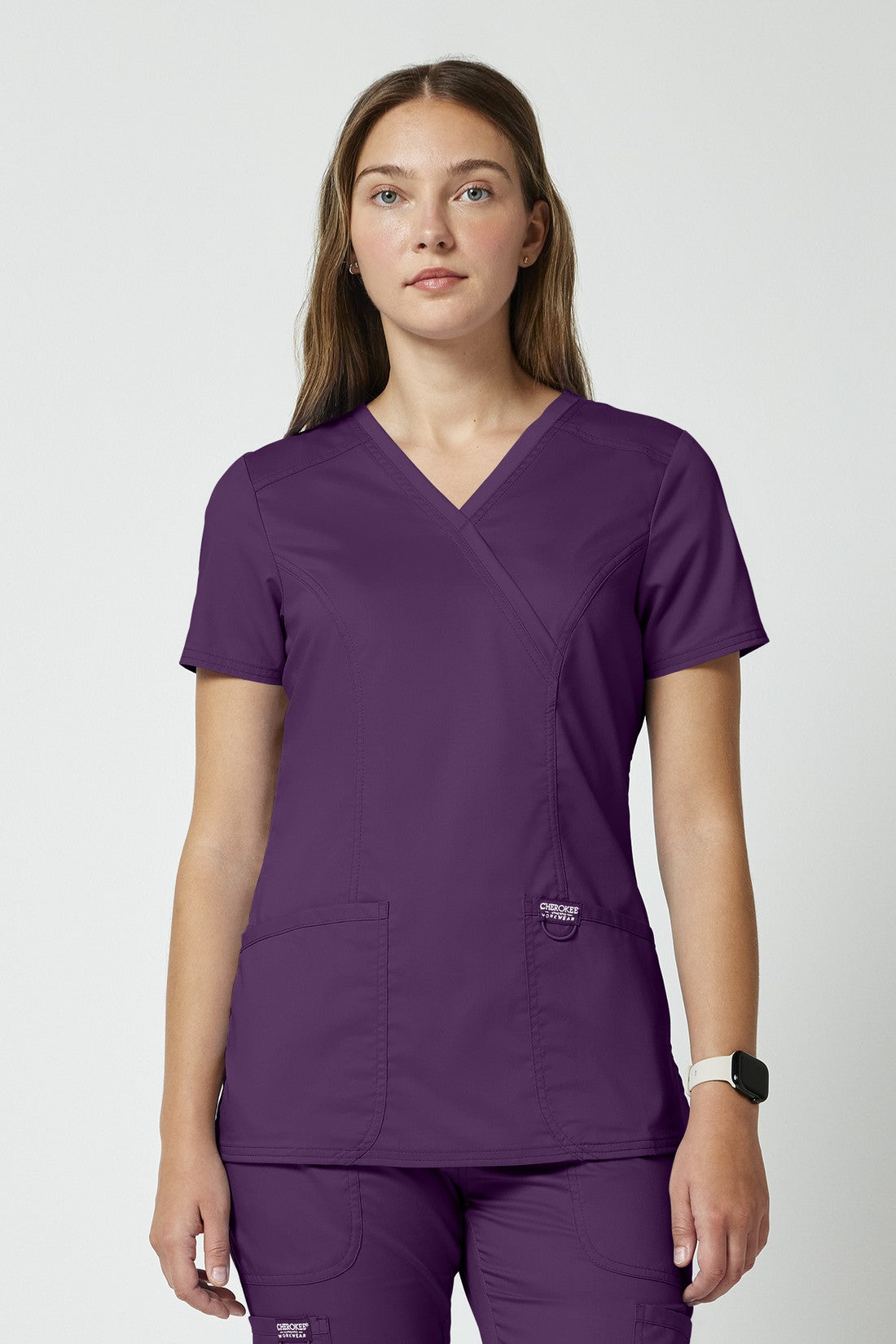 TOP MUJER CHEROKEE WW REVOLUTION WW610 - BERENJENA