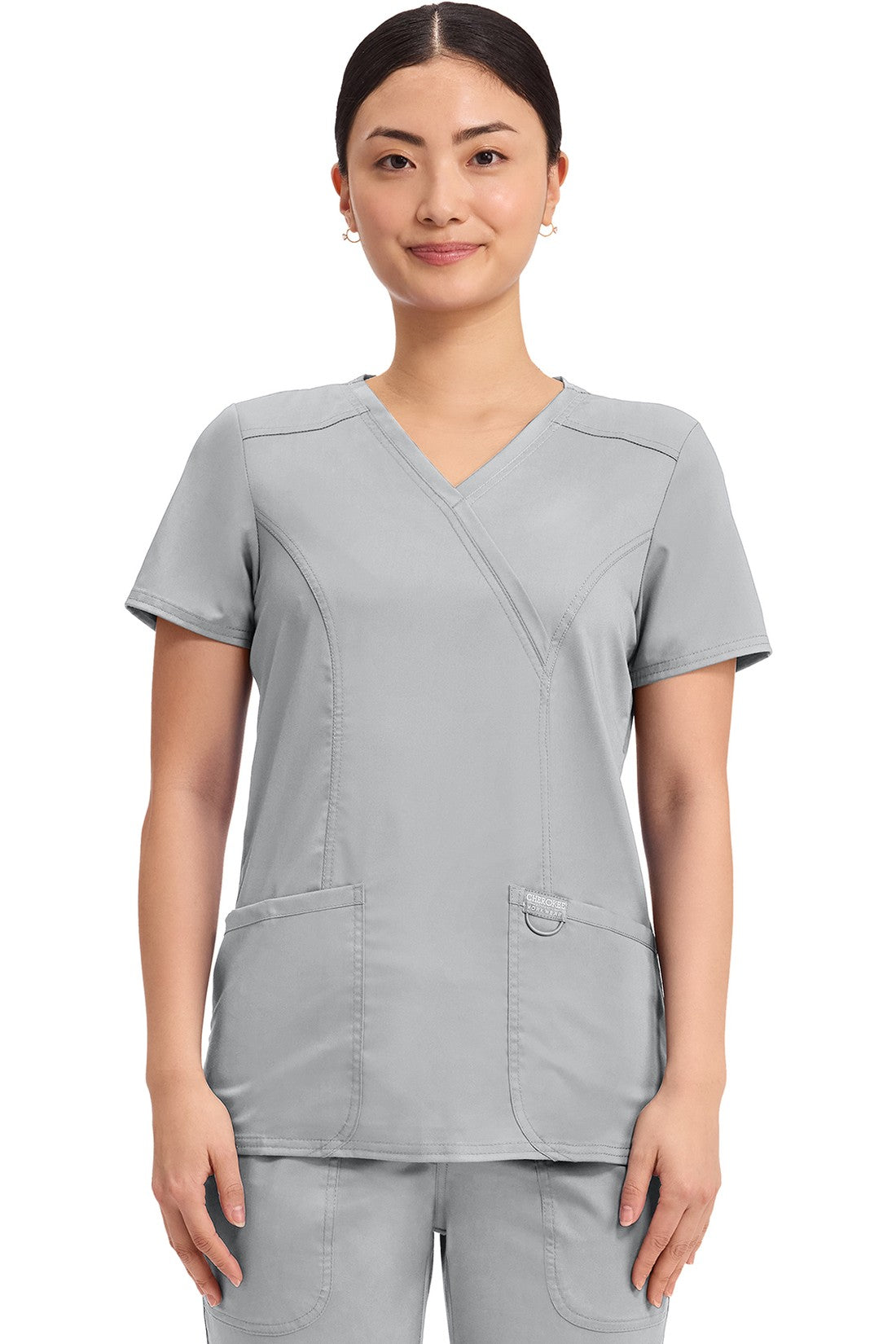 TOP MUJER CHEROKEE WW REVOLUTION WW610 - GRIS CLARO