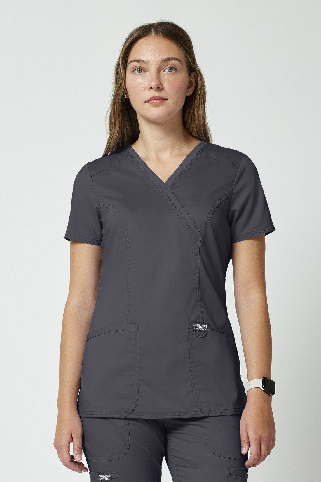 TOP MUJER CHEROKEE WW REVOLUTION WW610 - GRIS OSCURO