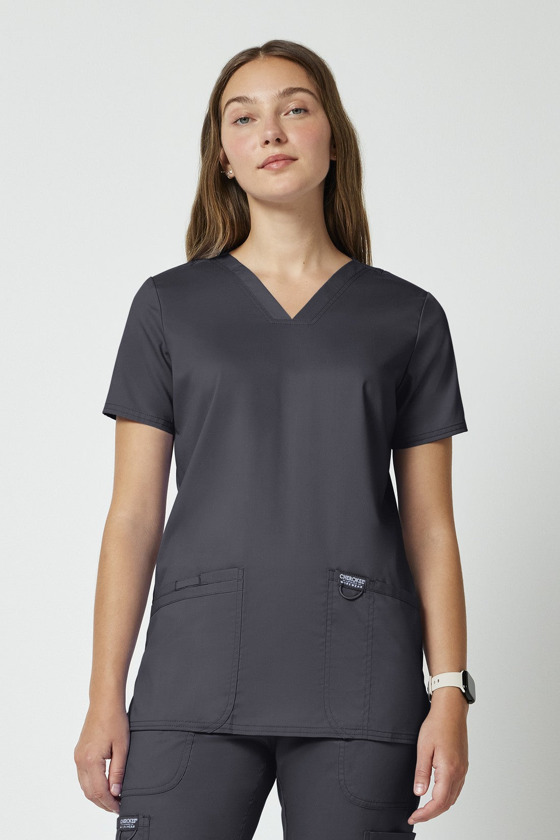 TOP MUJER CHEROKEE WW REVOLUTION WW620 - GRIS OSCURO
