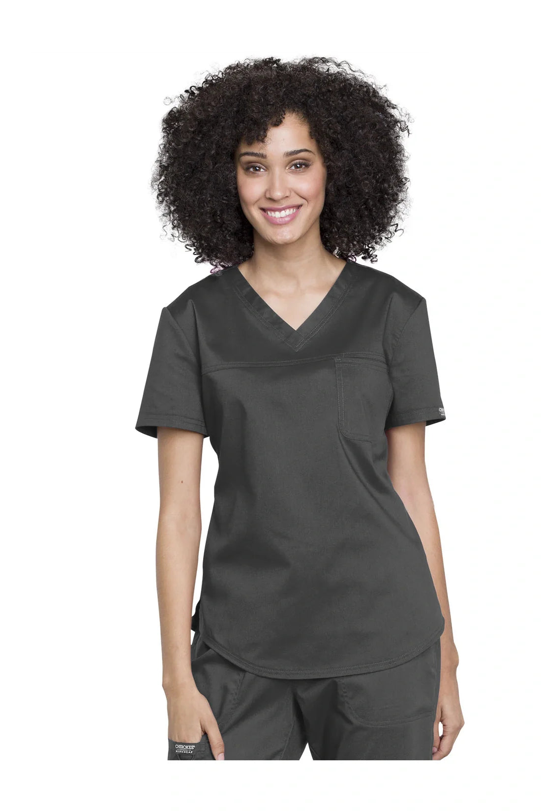 TOP MUJER CHEROKEE WW REVOLUTION WW657 - GRIS OSCURO