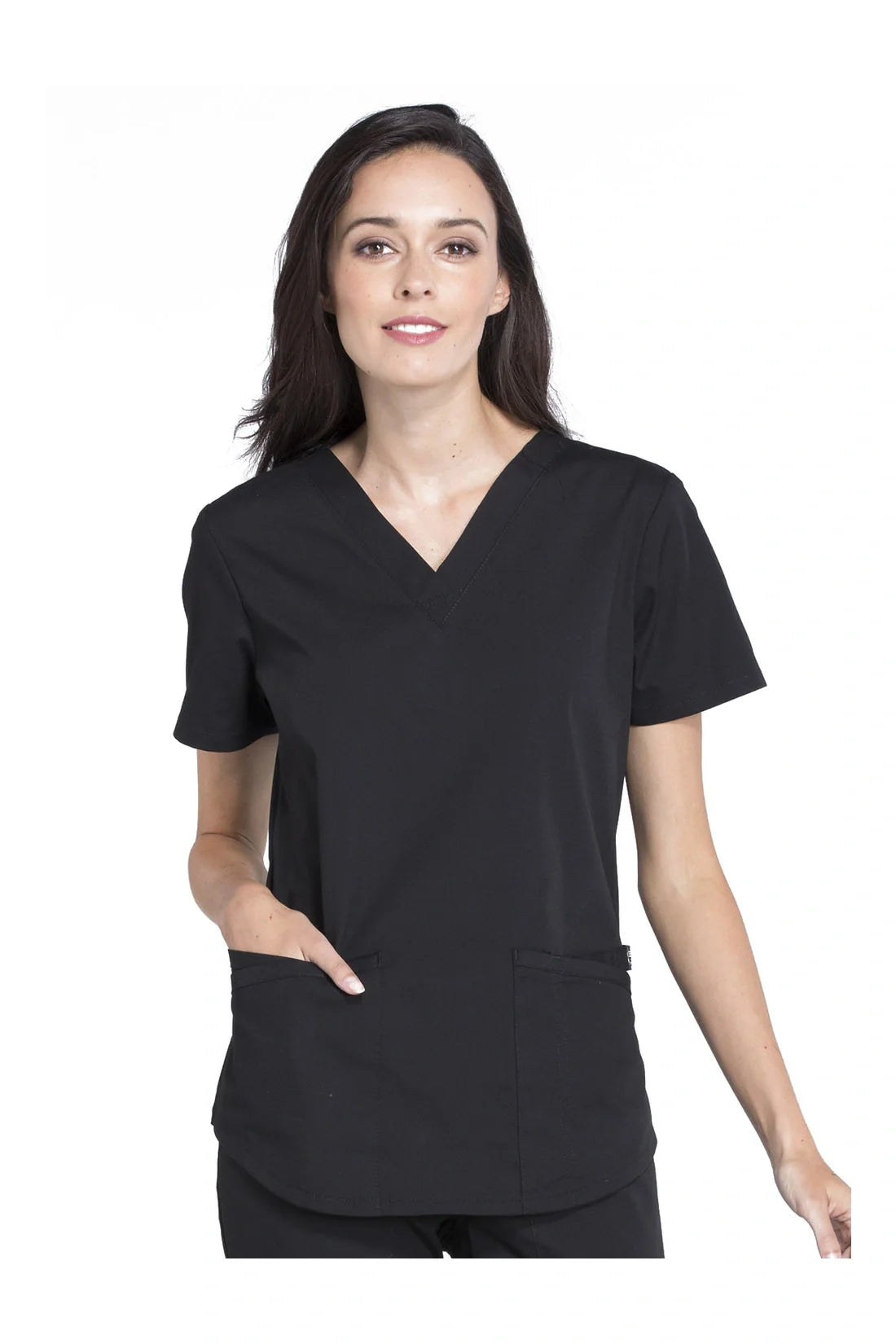 TOP MUJER CHEROKEE WW PROFESSIONALS WW665 - NEGRO