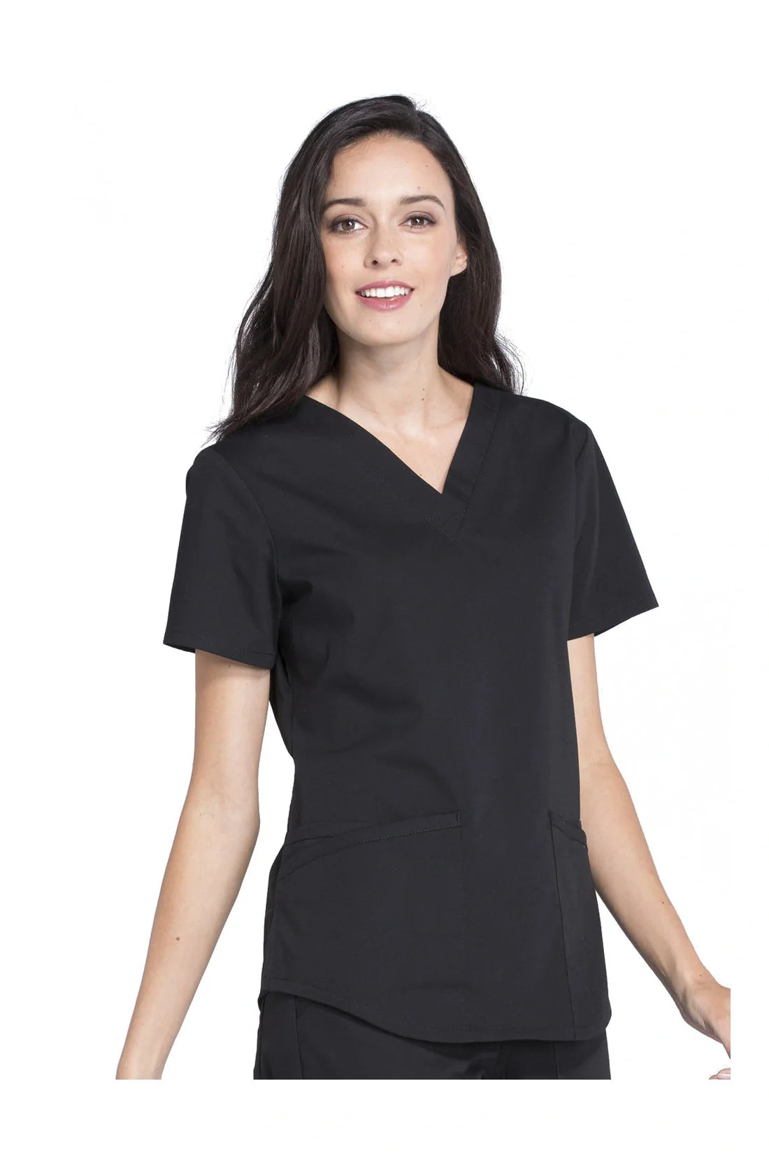 TOP MUJER CHEROKEE WW PROFESSIONALS WW665 - NEGRO