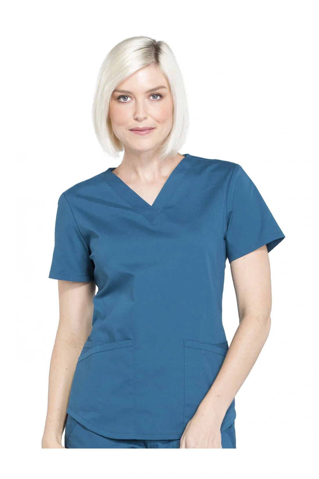 TOP MUJER CHEROKEE WW PROFESSIONALS WW665 - AZUL CARIBE