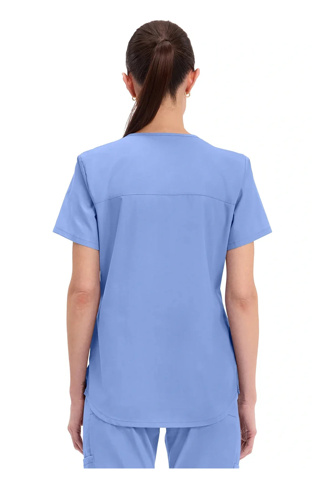 TOP MUJER CHEROKEE WW PROFESSIONALS WW665 - AZUL CIELO