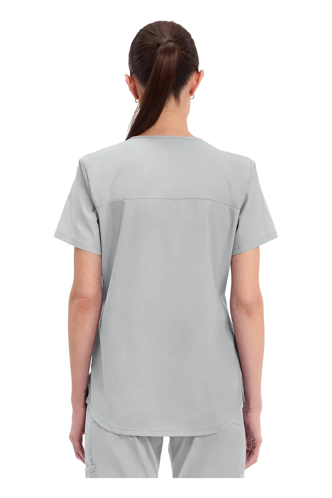 TOP MUJER CHEROKEE WW PROFESSIONALS WW665 - GRIS CLARO