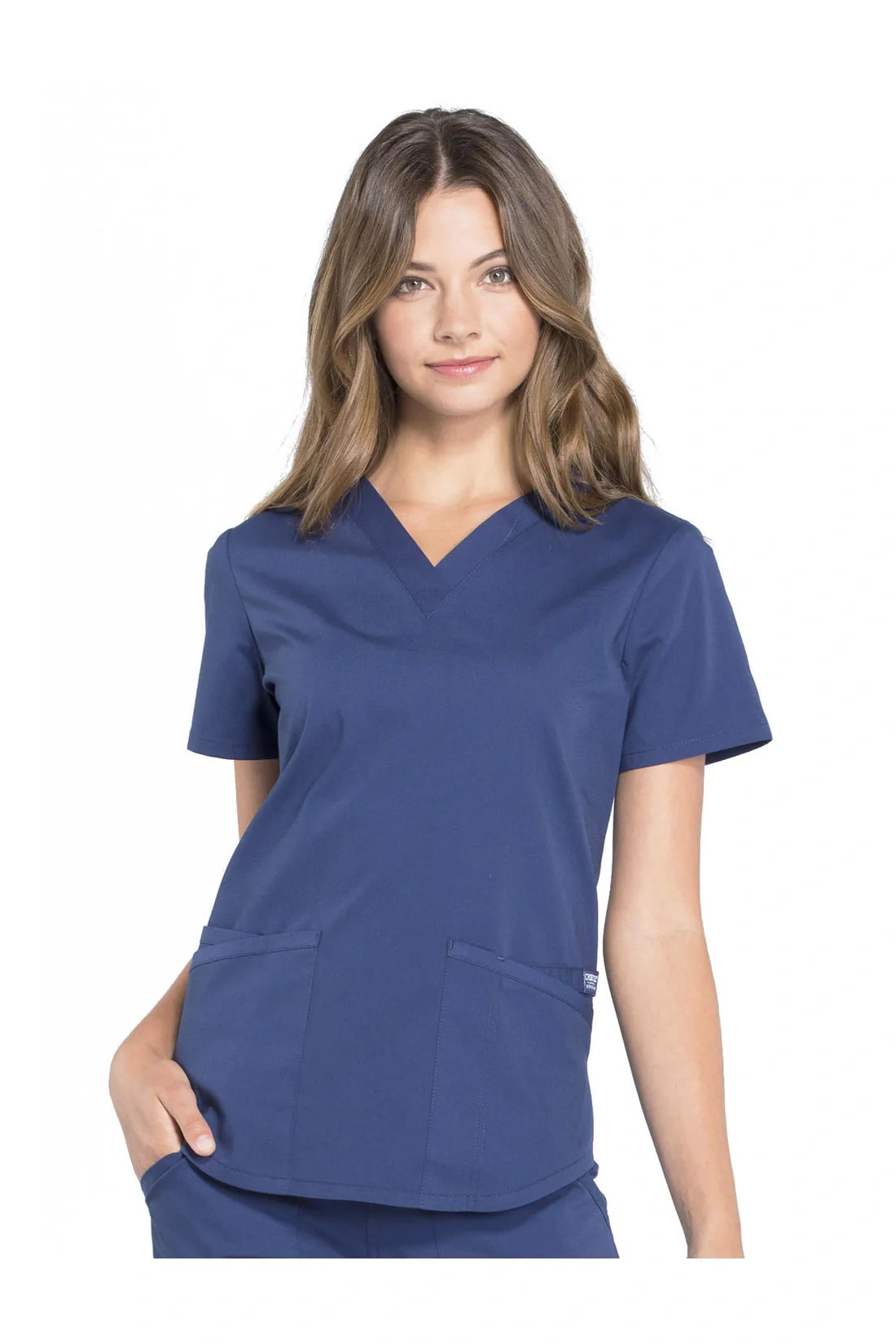 TOP MUJER CHEROKEE WW PROFESSIONALS WW665 - AZUL NAVY