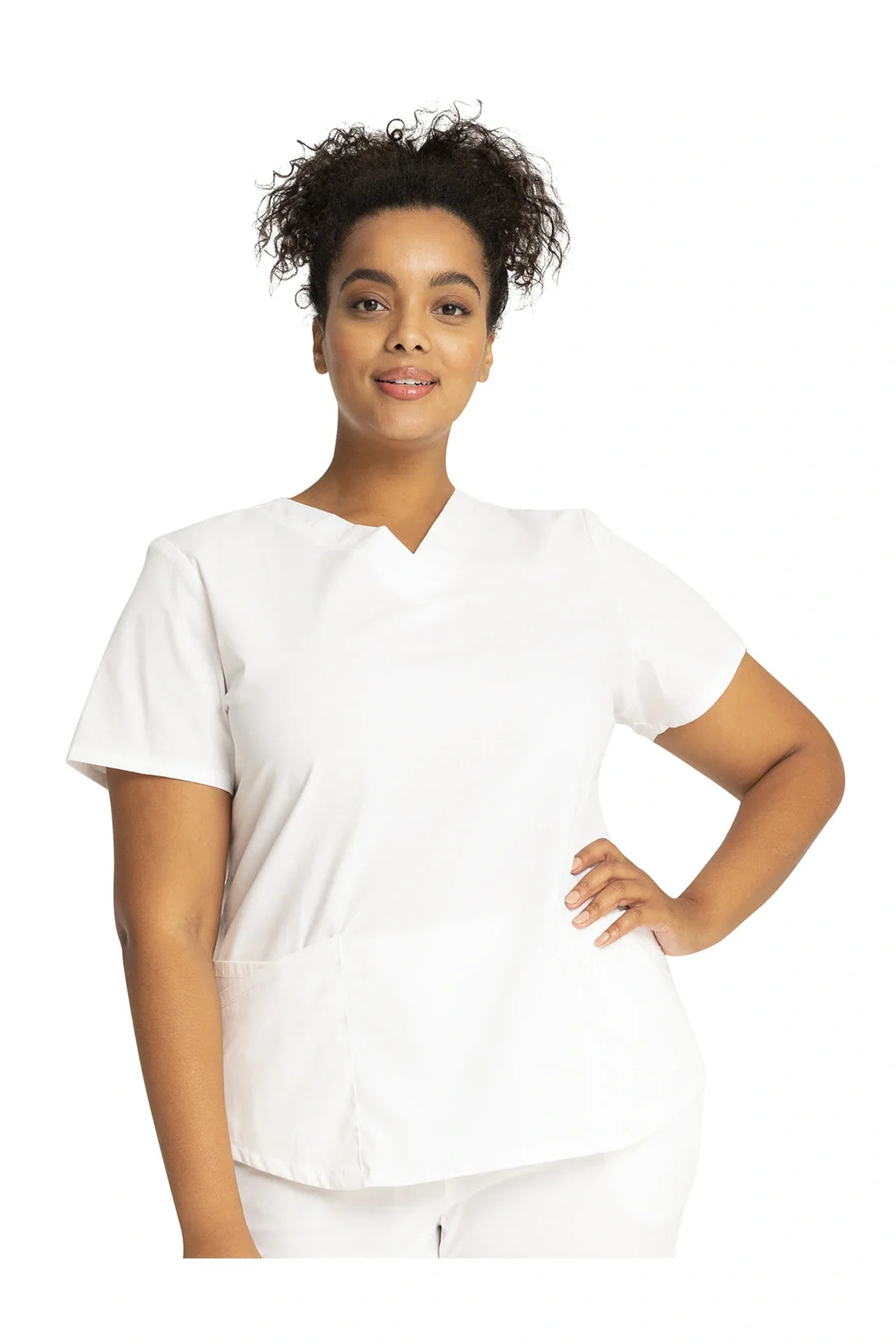 TOP MUJER CHEROKEE WW PROFESSIONALS WW665 - BLANCO