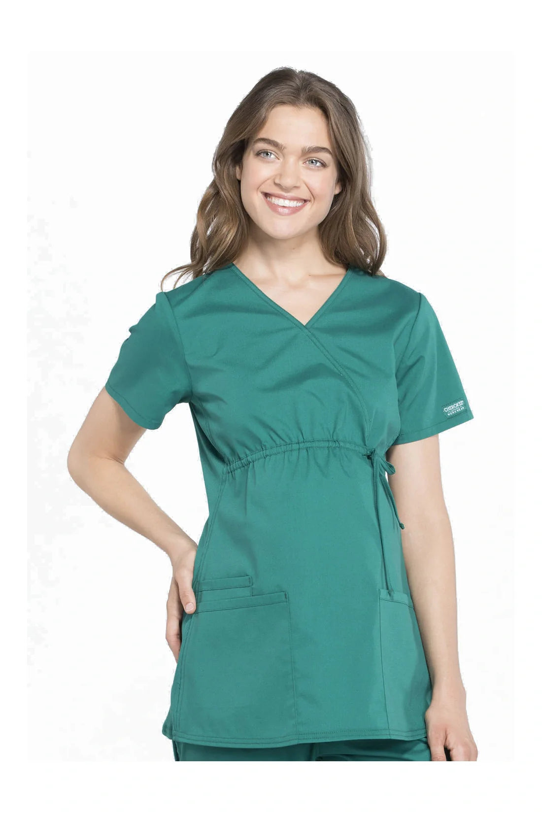 TOP MUJER CHEROKEE WW PROFESSIONALS WW685 - VERDE CAZADOR