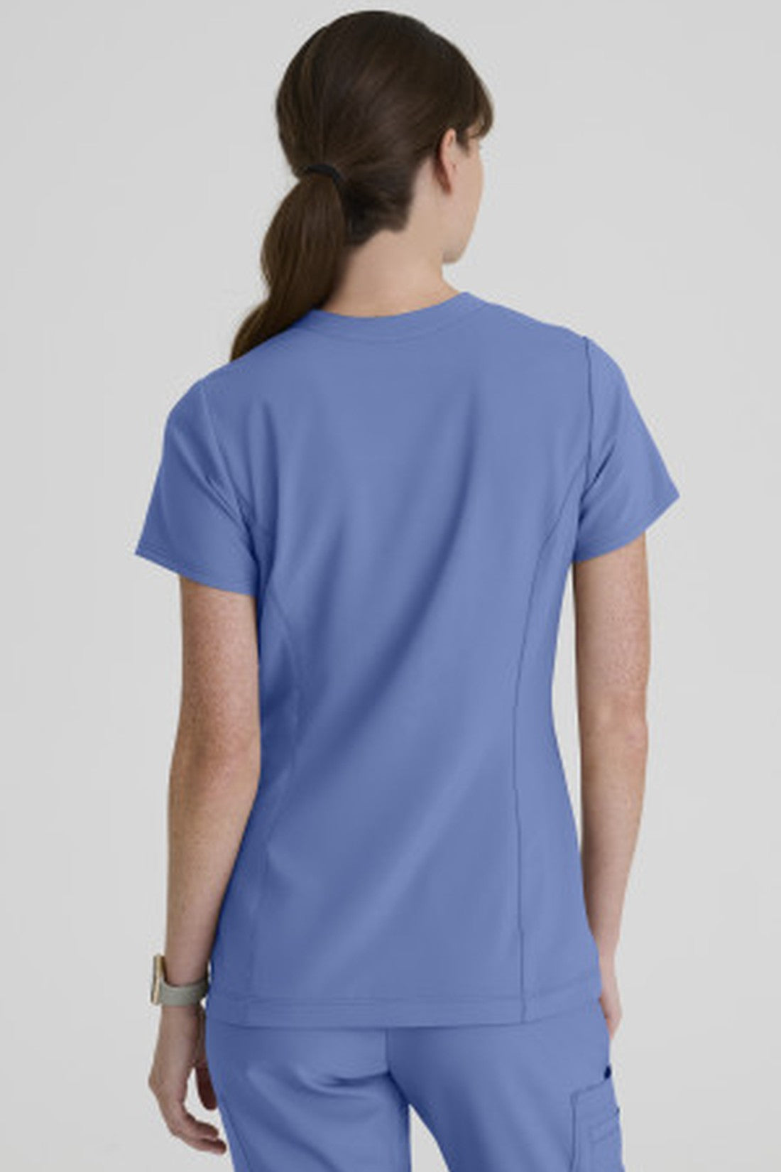 TOP MUJER GREYS ANATOMY EVOLVE GSST298 - AZUL CIELO