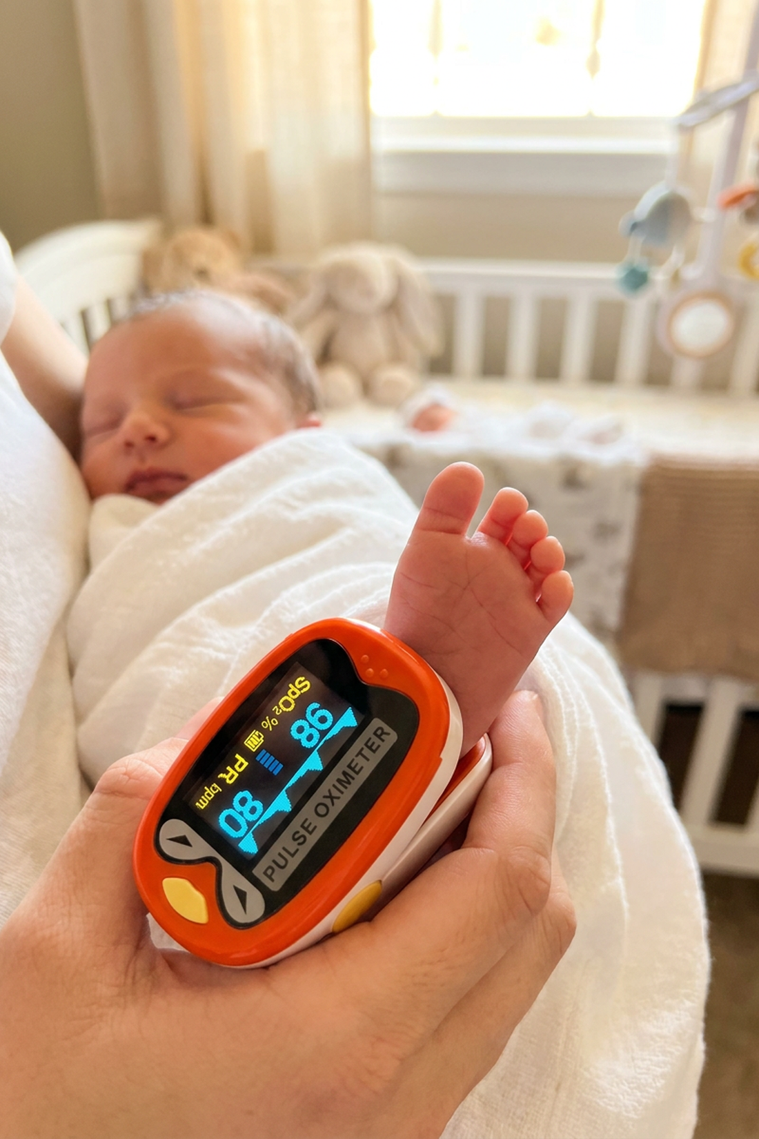 OXIMETRO NEONATAL ROJO HOME LIFE