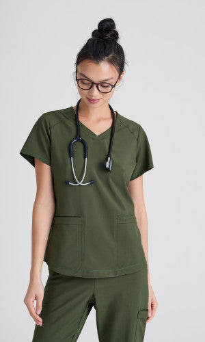 TOP MUJER GREYS ANATOMY EVOLVE GSST180 - OLIVA