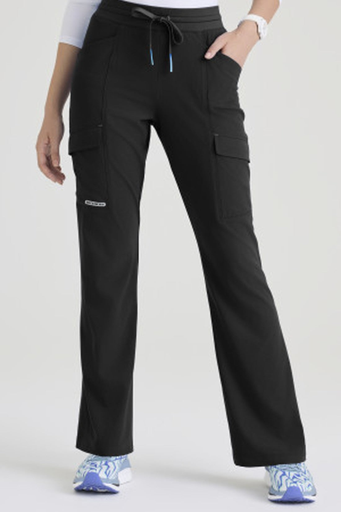 PANTALON MUJER SKECHERS SKECHERS SKP733 - NEGRO BARCO - BLANCO CICLISMO